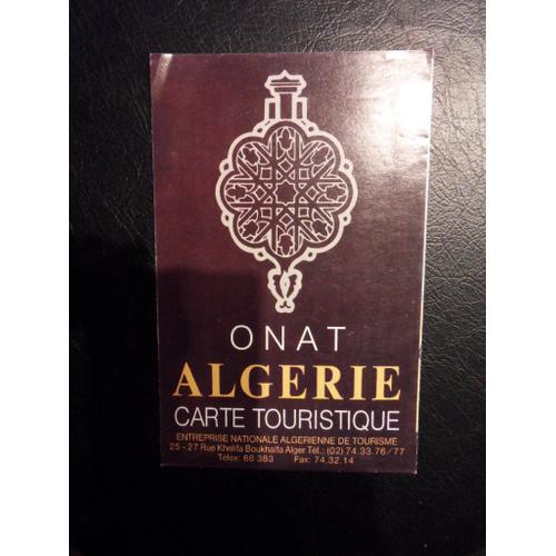 Carte Onat Algerie