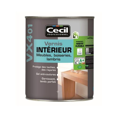 Vernis CECIL VX401 interieur - Mat