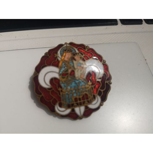 Broche - Medaille Ancienne Du Diocese De Lille - Notre Dame De La Treille