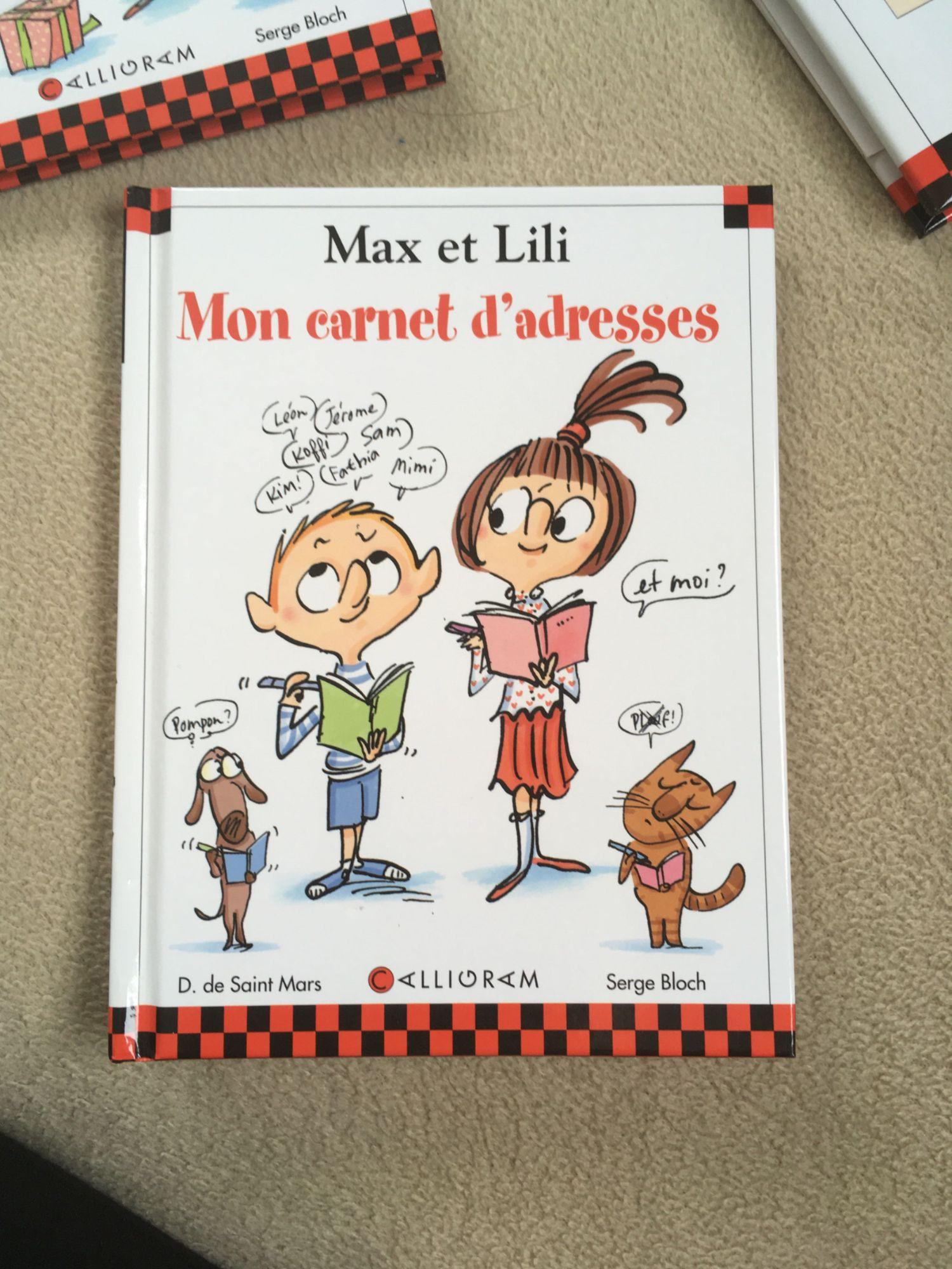 Max et Lili Mon carnet d