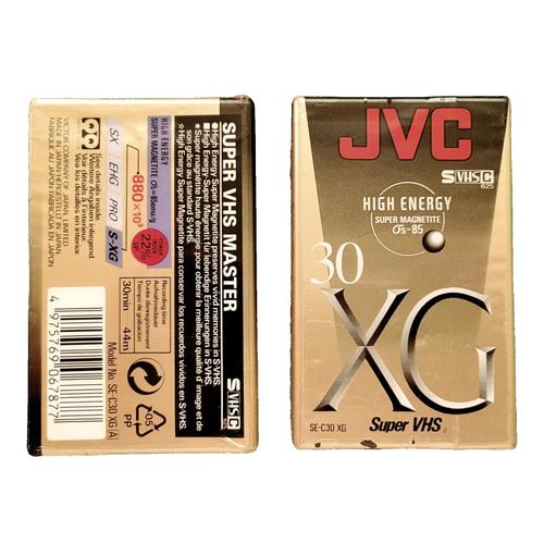 JVC SE-C30 XG HI-FI - 2 x SVHS-C - K7 VIDEO - JAPAN - PAL/SECAM
