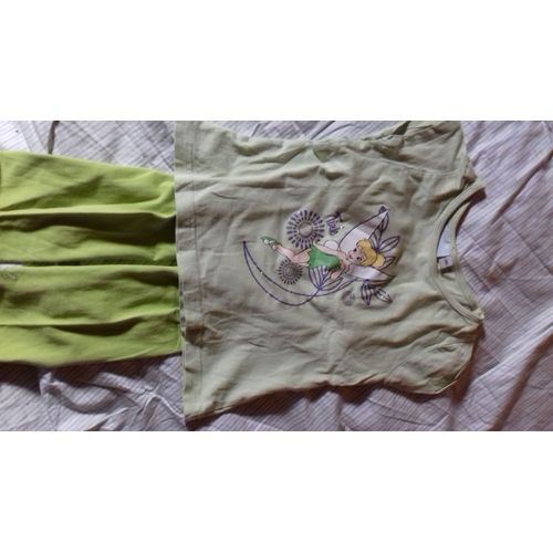 Ensemble Tee Shit Et Leggins Fée Clochette 3 Ans