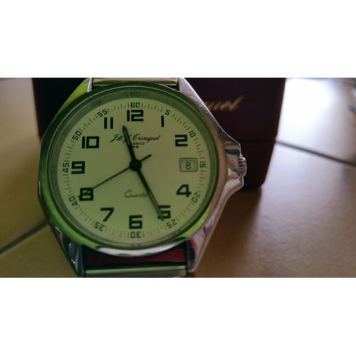 Montre Homme J.Y Trinquart - Etanche 5 Atm - Quartz + Trotteuse