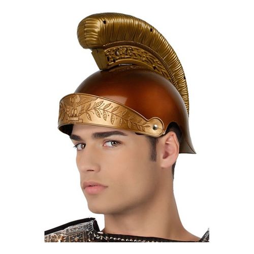 Casque De Romain Légionaire Doré (Taille Unique Adulte)