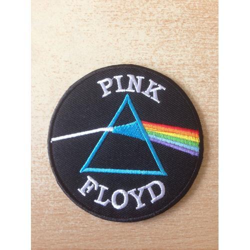 Écusson Brodé Pink Floyd Dark The Dark Side Of The Moon Diam. 7,5 Cm