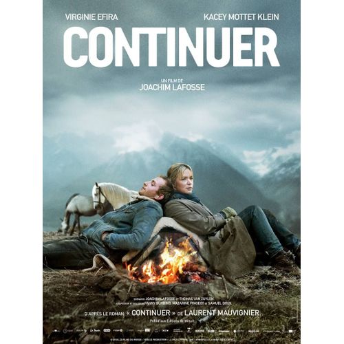 Continuer - Véritable Affiche De Cinéma Pliée - Format 120x160 Cm - De Joachim Lafosse Avec Virginie Efira, Kacey Mottet-Klein, Diego Martin - 2019