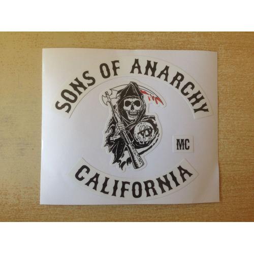 Autocollant Sticker Biker Sons Of Anarchy