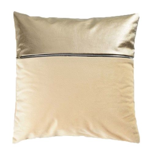 Housse De Coussin Velours "Aston" 40x40cm Jaune & Or