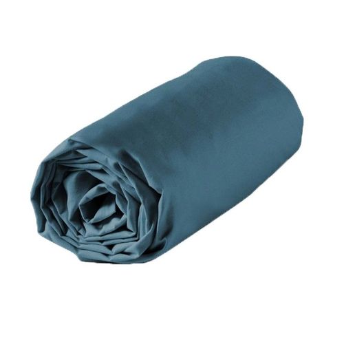 Drap Housse "Lina" 160x200cm Bleu Nuit