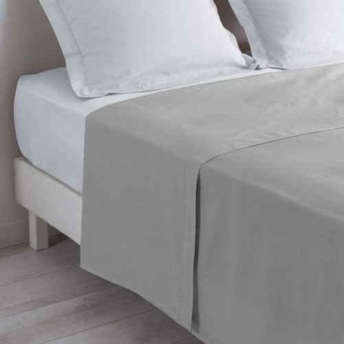 Drap Plat "Lina" 180x290cm Gris Galet