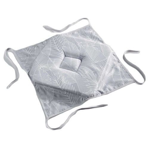 Galette De Chaise "Gatsby" 36x36cm Gris