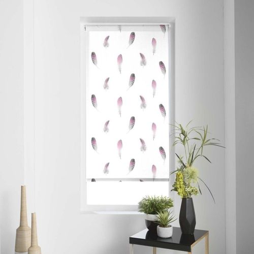 Store Enrouleur Tamisant "Plumala" 60x90cm Blanc
