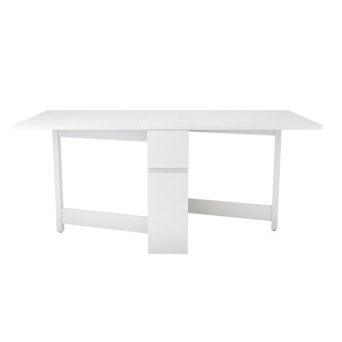 Paris Prix - Table Console Pliante "Kungla" 170cm Bouleau Blanc
