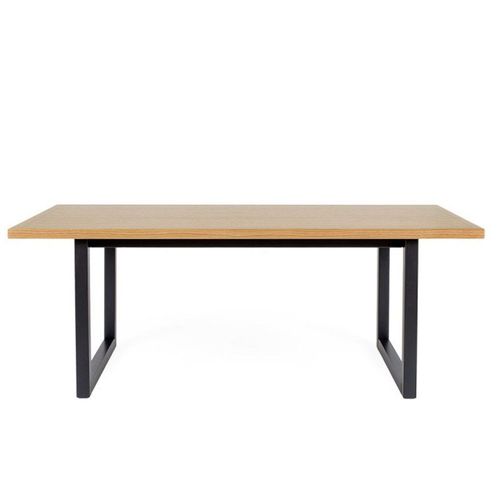 Paris Prix - Table Basse Rectangulaire "Camden" 120cm Chêne & Noir