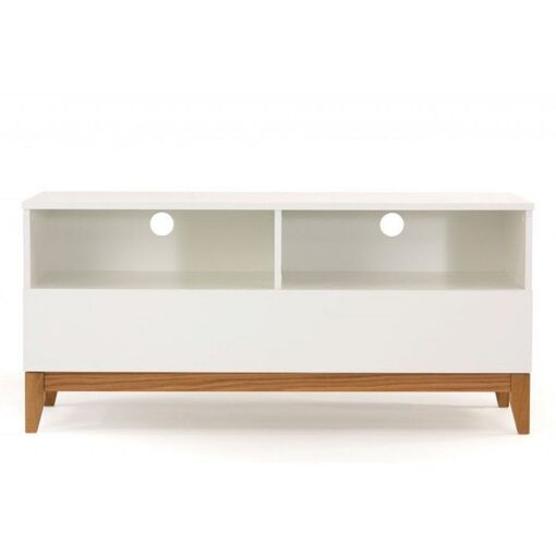 Meuble TV Design "Blanco" 120cm Blanc
