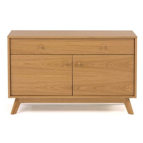 Paris Prix - Buffet 2 Portes & 1 Tiroir "Kensal" 100cm Chêne