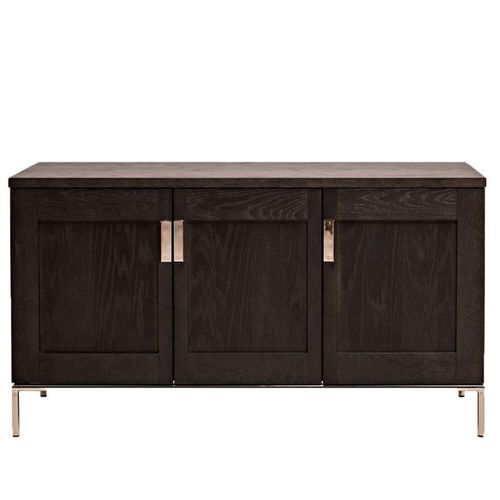 Paris Prix - Buffet Design 3 Portes "Pimlico" 150cm Charbon
