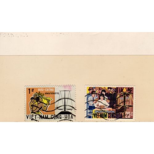 Timbres-Poste Du Vietnam Du Sud (Démocratie Constitutionnelle)