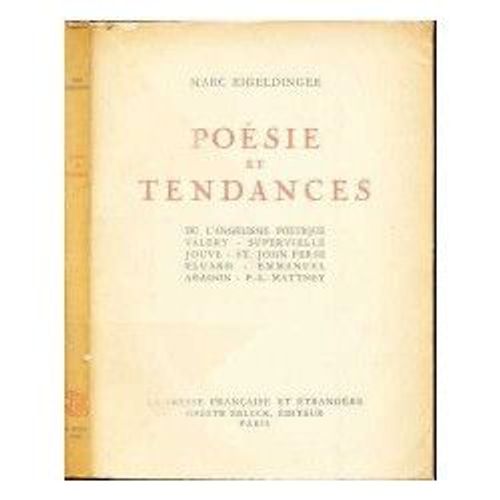 Poésie Et Tendances