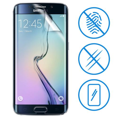 3 X Film De Protection Samsung Galaxy S6 Edge Non Incurvé Anti Rayures