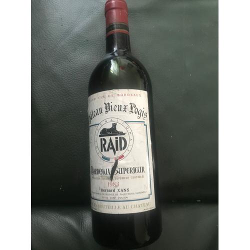 Grand Vin De Bordeaux Chateau Vieux Logis Raid - Police Nationale - Bernard Xans - 1983 - Bordeaux Superieur