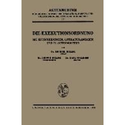 Die Exekutionsordnung