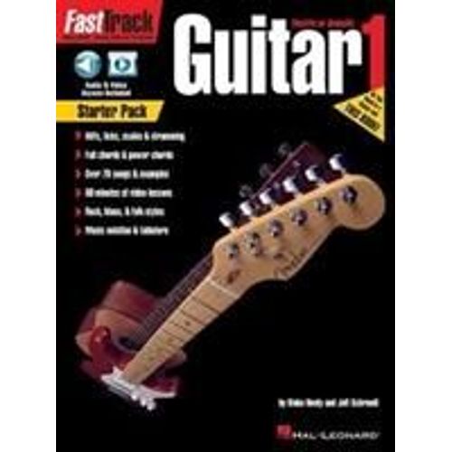 Fasttrack Guitar Method Starter Pack Book/Online Media
