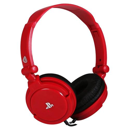 4Gamers Pro4-10 Casque Gaming Rouge pour PS4 et PS Vita