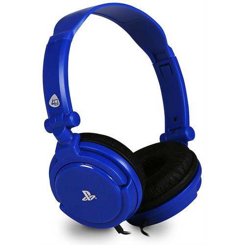 4Gamers Pro4-10 Casque Gaming Bleu PS4