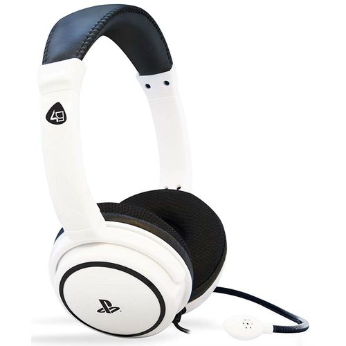 4Gamers Pro4-40 Casque Gaming Blanc pour PS4