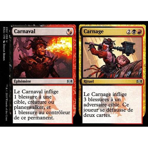 Carnaval - Carnage - Mtg - L'allégeance De Ravnica - U - 222/259