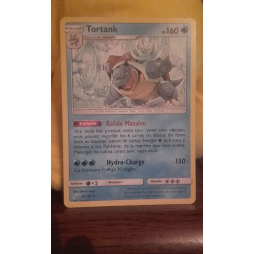 Tortank, 160 Pv, Soleil Et Lune, Duo De Choc , 25/181, Rare.