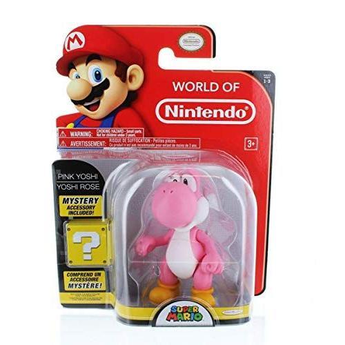 World Of Nintendo 4.5 Pink Yoshi Figure Wave 3