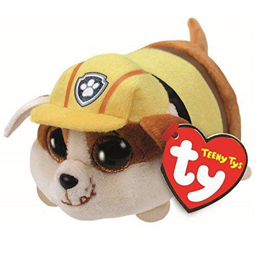 Ty Beanie Boos 4 Teeny Tys Paw Patrol Rubble Stackable Plush