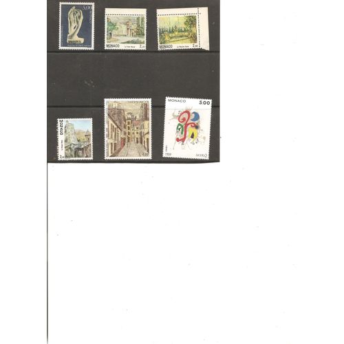 6 Timbres Neufs