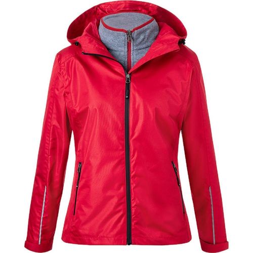 Veste Polyvalente 3 En 1 - Femme - Jn1153 - Rouge