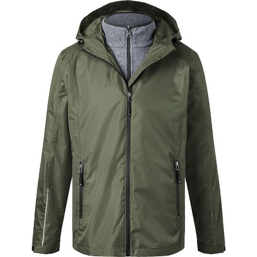 Veste Polyvalente 3 En 1 - Homme - Jn1154 - Vert Olive