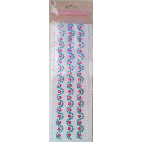 Strass (Fleurs Et Rond) En Cristal Synthétique Et Perles Pour Scrapbooking, Carterie, Décoratin...