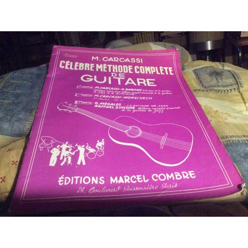 Célèbre Méthode De Guitare. Tableau Complet D¿Accords De La Guitare De Jazz. 26 Études. Tablatures. ( 68 Pages (())Sans Date)