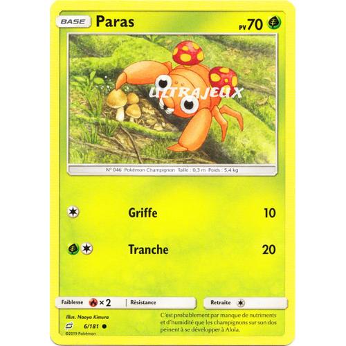 Pokémon - 6/181 - Paras - Sl9 - Soleil Et Lune - Duo De Choc - Commune