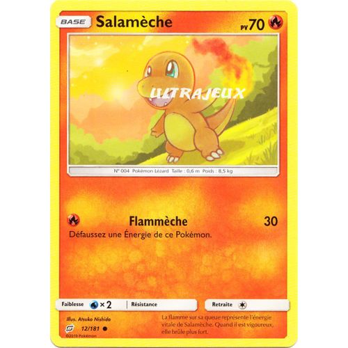 Pokémon - 12/181 - Salamèche - Sl9 - Soleil Et Lune - Duo De Choc - Commune
