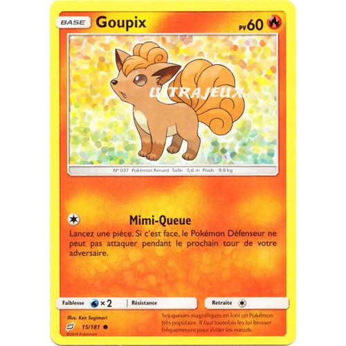 Pokémon - 15/181 - Goupix - Sl9 - Soleil Et Lune - Duo De Choc - Commune