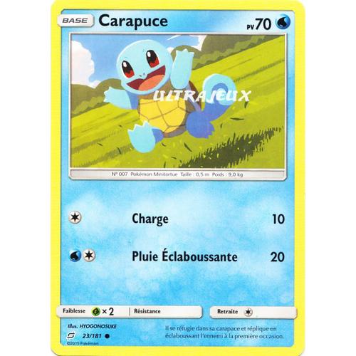 Pokémon - 23/181 - Carapuce - Sl9 - Soleil Et Lune - Duo De Choc - Commune