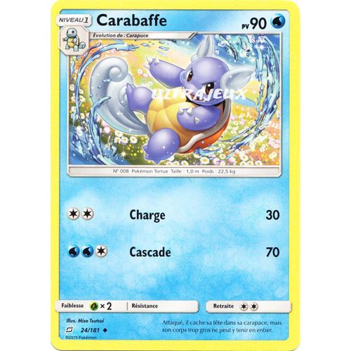 Pokémon - 24/181 - Carabaffe - Sl9 - Soleil Et Lune - Duo De Choc - Peu Commune