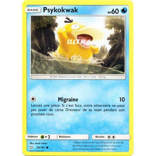 Pokémon - 26/181 - Psykokwak - Sl9 - Soleil Et Lune - Duo De Choc - Commune