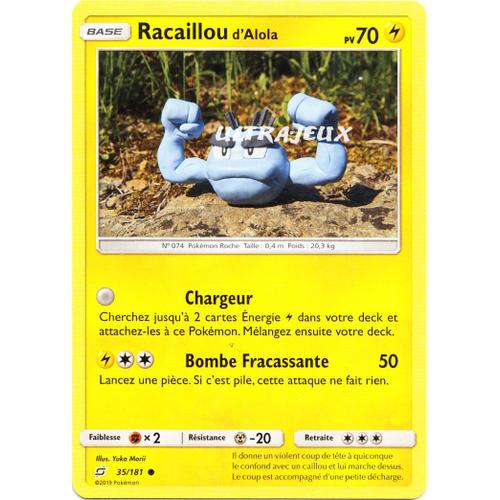 Pokémon - 35/181 - Racaillou D'alola - Sl9 - Soleil Et Lune - Duo De Choc - Commune