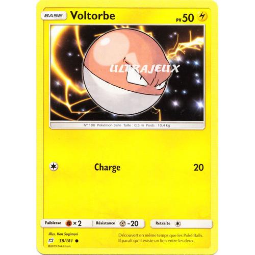 Pokémon - 38/181 - Voltorbe - Sl9 - Soleil Et Lune - Duo De Choc - Commune