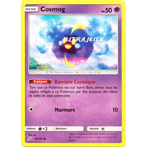 Pokémon - 69/181 - Sl9 - Soleil Et Lune - Duo De Choc - Cosmog - Commune