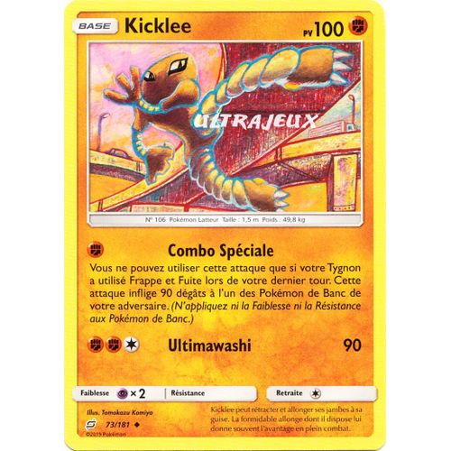Pokémon - 73/181 - Sl9 - Soleil Et Lune - Duo De Choc - Kicklee - Peu Commune