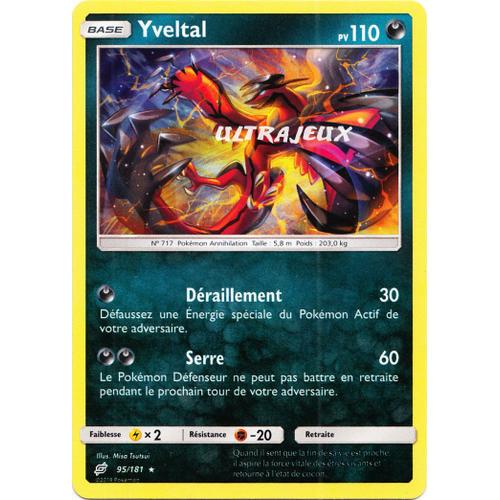 Pokémon - 95/181 - Yveltal - Sl9 - Soleil Et Lune - Duo De Choc - Holo Rare